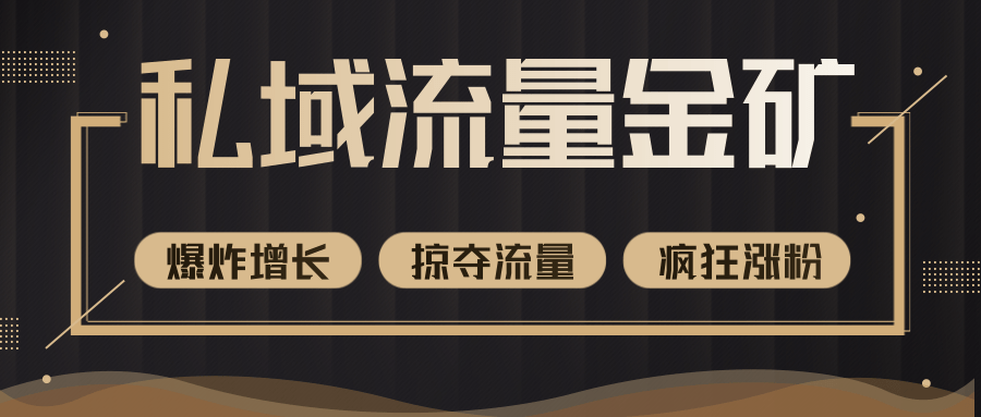 价值2200元私域流量的金矿，循环获取各大媒体精准流量，无限复制网红的精准流量！-第一资源库