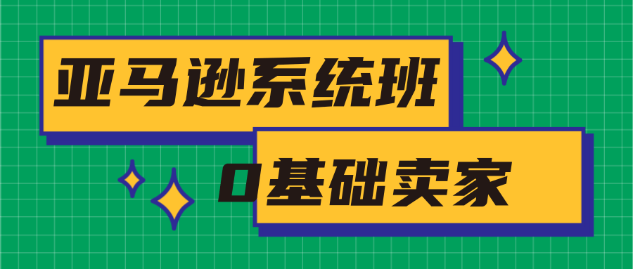 亚马逊系统班，专为0基础卖家量身打造，亚马逊运营流程与架构-第一资源库