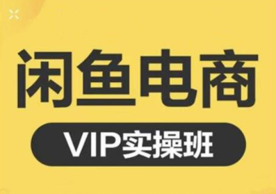 鱼客·闲鱼电商零基础入门到进阶VIP实战课程，帮助你掌握闲鱼电商所需的各项技能-第一资源库