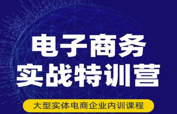 民赛电气内部出品：电子商务实战特训营，全方位带你入门电商，308种方式玩转电商-第一资源库