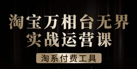 沧海·淘系万相台无界实战运营课，万相台无界实操全案例解析-第一资源库