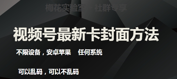 梅花实验室社群最新卡封面玩法3.0，不限设备，安卓苹果任何系统-第一资源库