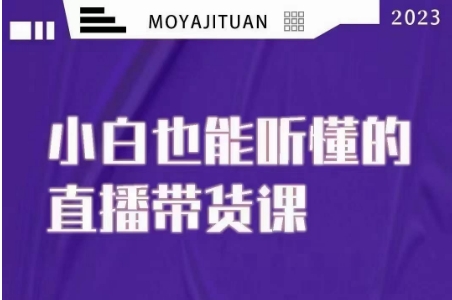 大威本威·能听懂的直播带货课，小白也能听懂，20节完整-第一资源库