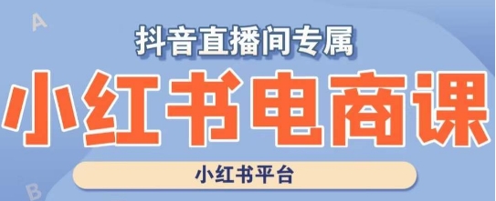 小红书电商高级运营课程，实操教学+案例分析-第一资源库